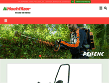 Tablet Screenshot of hochfilzer.com